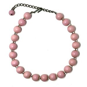 Vintage 50’s 60’s Bubblegum Pink Bead Choker